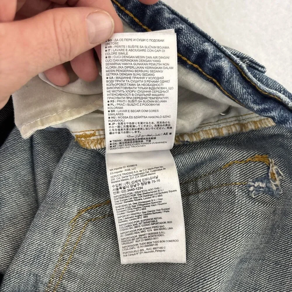 Banana Republic Jeans Men's 34 x 34 Straight Leg Medium Denim